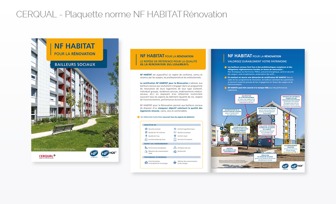 CERQUAL -  Plaquette norme NF HABITAT Rénovation